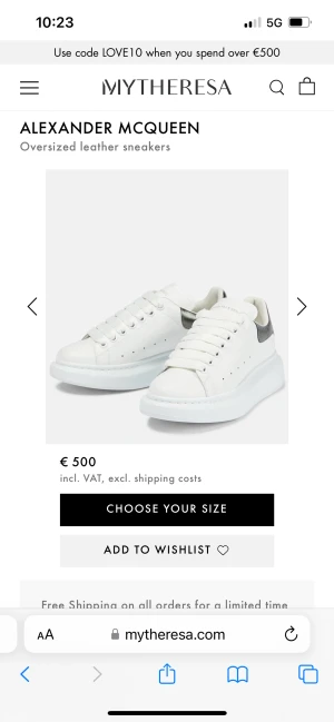 Skor  - Säljer mina Alexander mqueens i st 39 💗ganska slitna därefter priset 