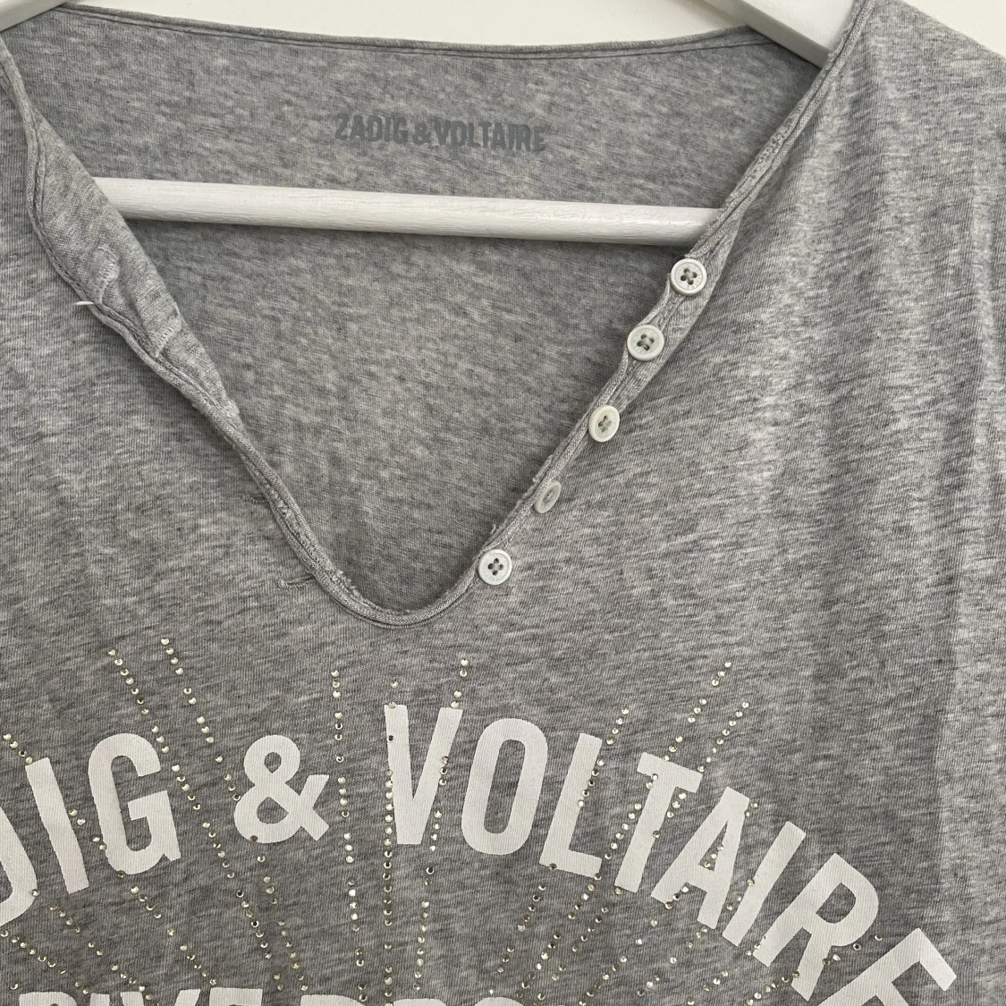 Zadig & Voltaire grå t-shirt S - 90