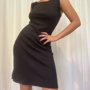 Svart basic klänning  - Stretch 