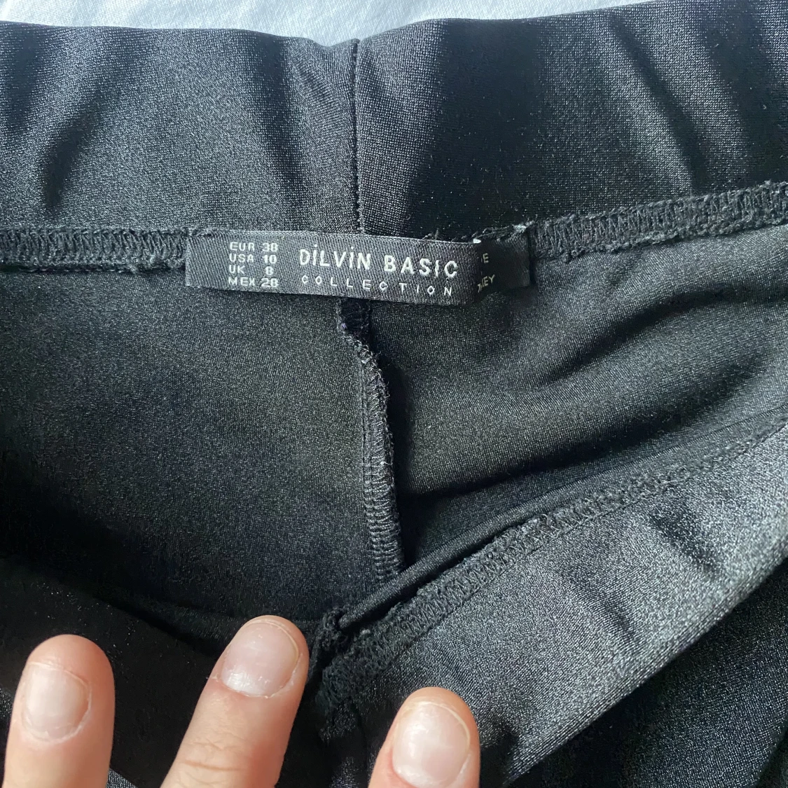 Glitter svart tajt  - 90