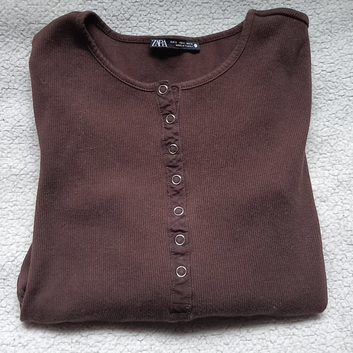 Zara ribbad långärmad