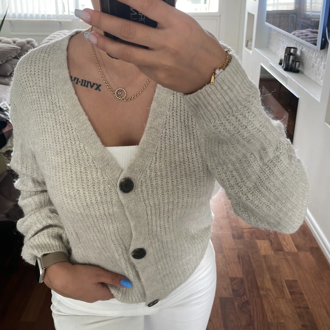 Stickad tröja - H&M - 91