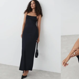 Gina klänning - Maxi klänning från Gina som liknar skims klänningen i storlek M. Nypris: 400kr och aldrig använd enbart testad i butik 🩷