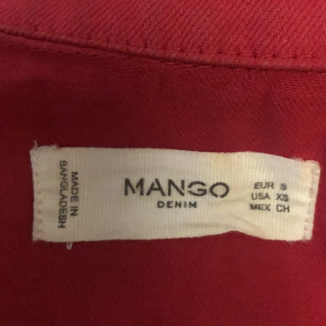 Röd jeansjacka - 91