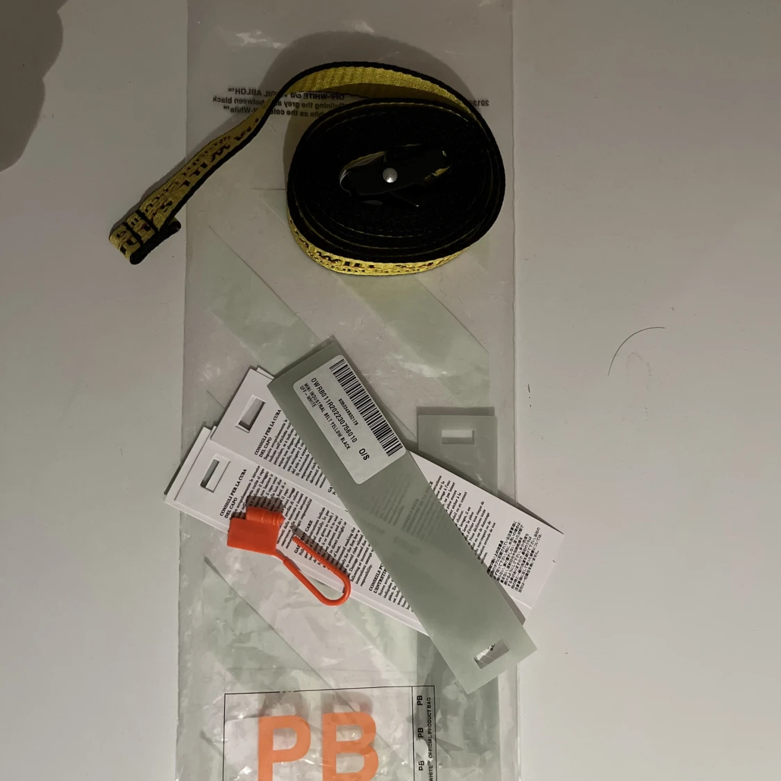 OFF WHITE BÄLTE  - 91