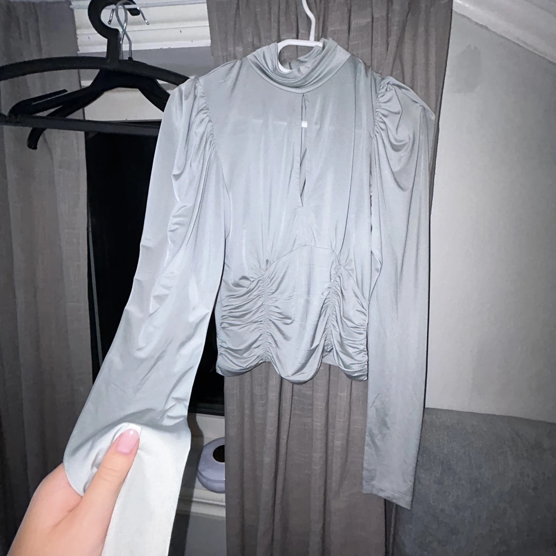 Ljusgrön långärmad  - 91