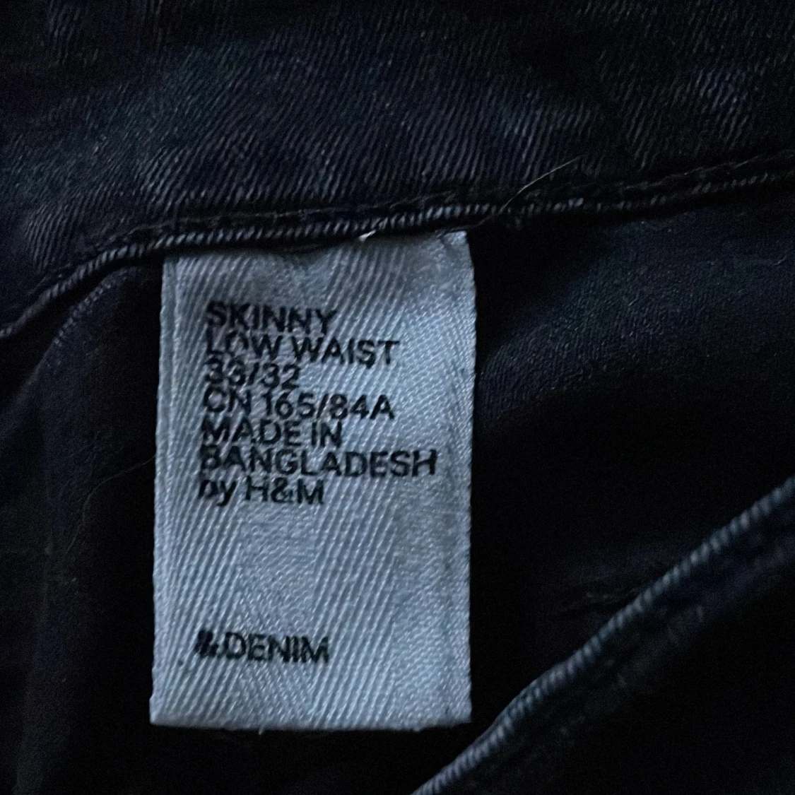 Svarta low waist jeans  - 91