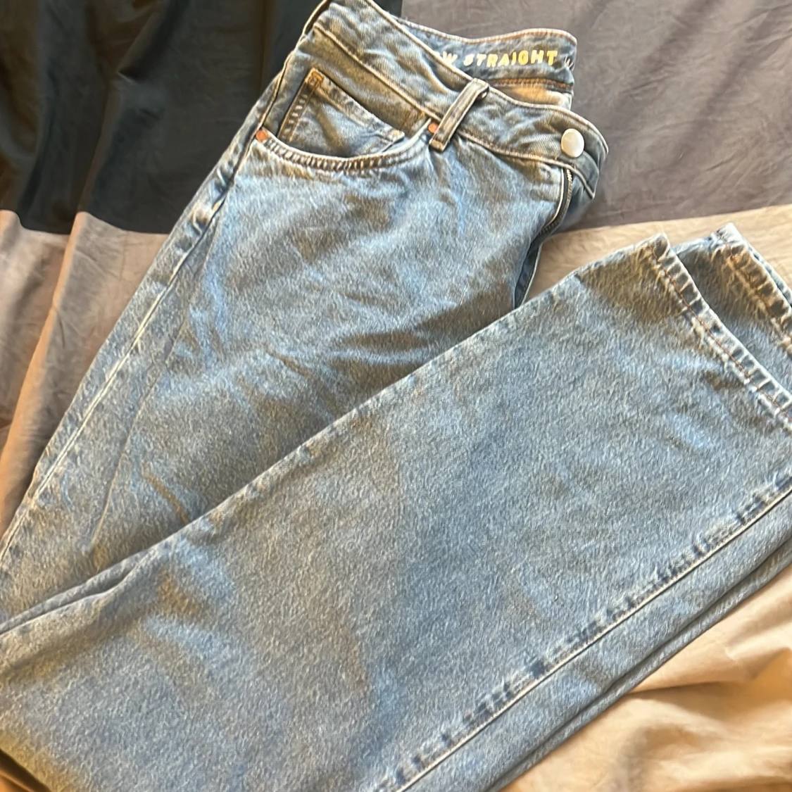 Low waist straight jeans - 90