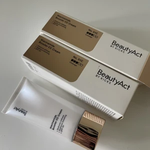 CC cream beauty act  - 2 CC creams från Beauty Act i färgen 01C helt nya aldrig använda dock har metal biten gått av på ena, 50kr styck 