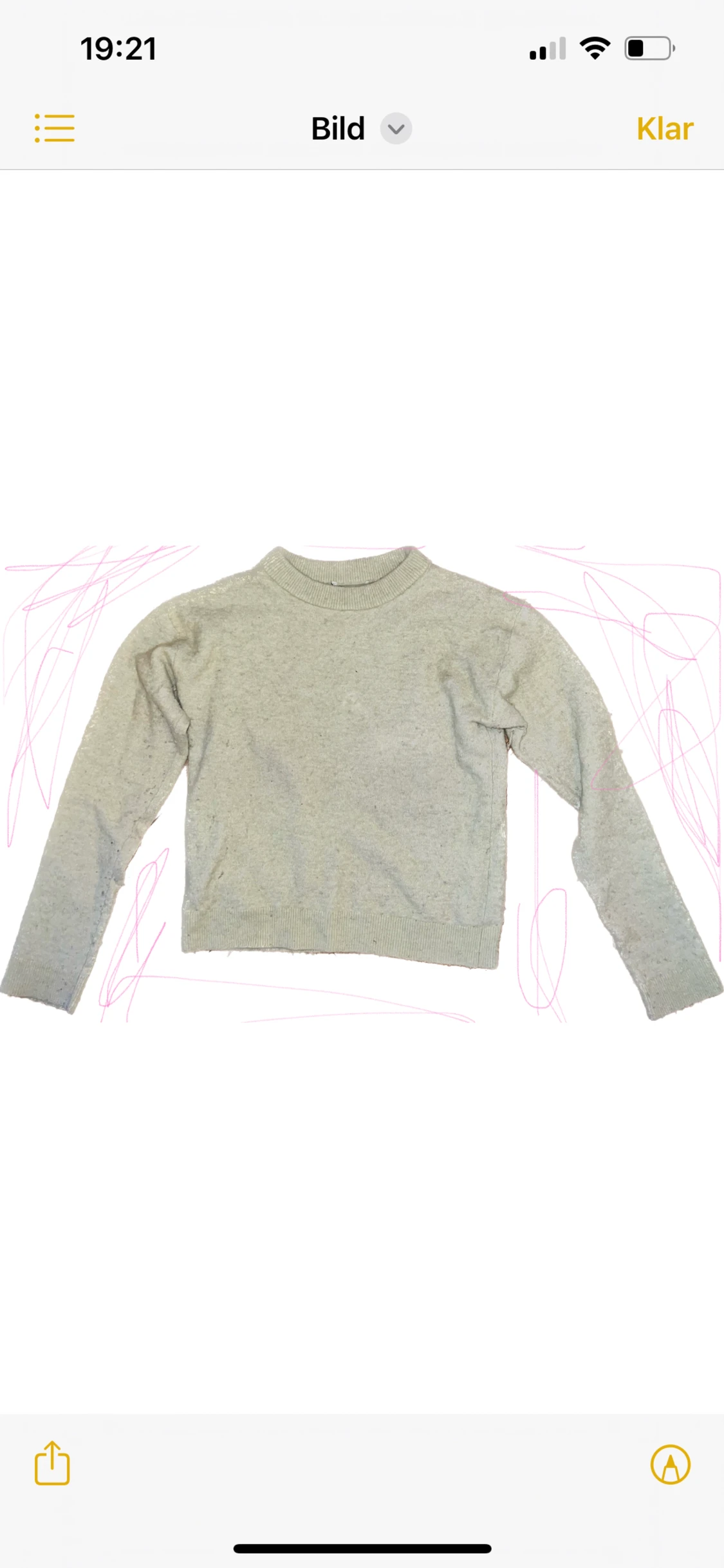 Stickad mint grön tröja