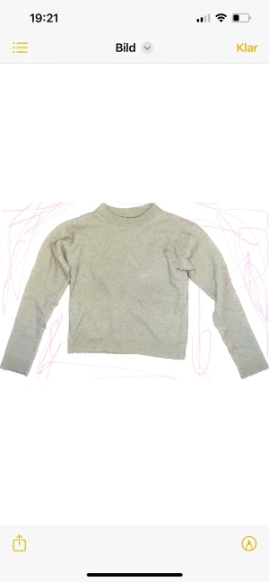 Stickad mint grön tröja  - ✨