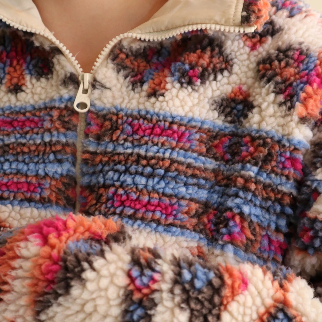 Fleece cropped sweater  - 90