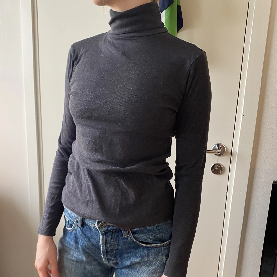 Grå polotröja - 90