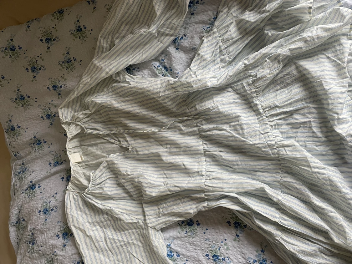 Blå klänning  - 90