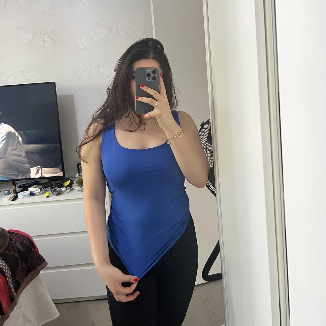 Linne med stretch  - 90