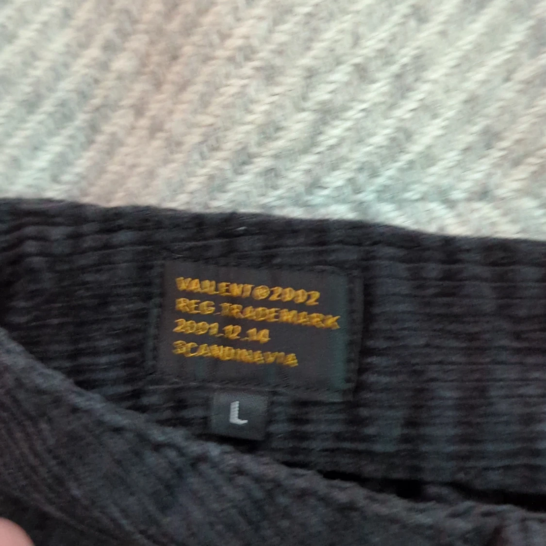 Svarta Manchesterbyxor - 90