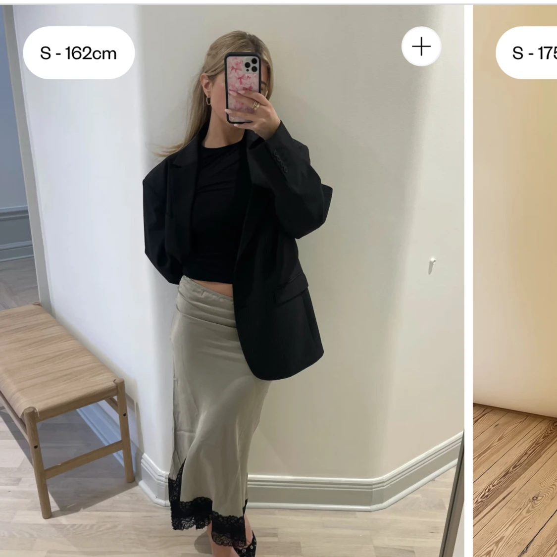 REMAKE Dream Skirt Rain - Black Lace - 91