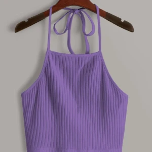 Ribbad lila top  - Skriv vid intresse 