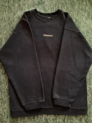 Billabong tröja  - Marinblå tröja från märket Billabong med tryck på ryggen. Tröjan är från USA så storleken är lite annorlunda, men jag skulle säga att den sitter som en M/L