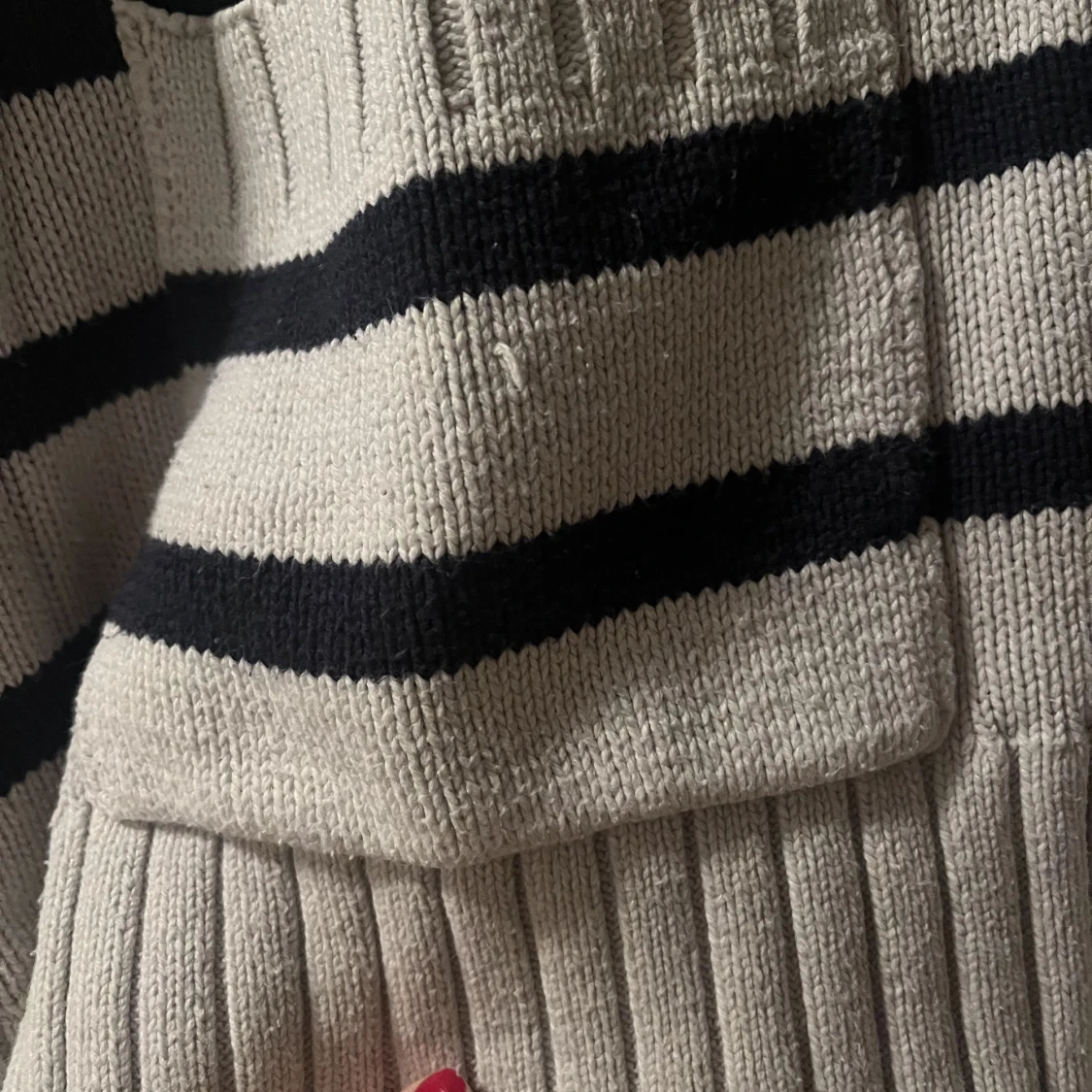 Randig långärmad tröja - 91