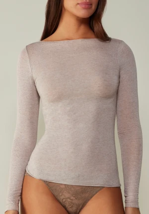 Intimissimi tröja - Jätte fin beige intimissimi tröja, men den kommer inte till användning längre 💖Använd fåtal gånger!!