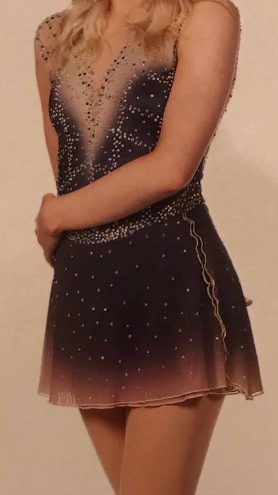 Konståkningsklänning  - 90