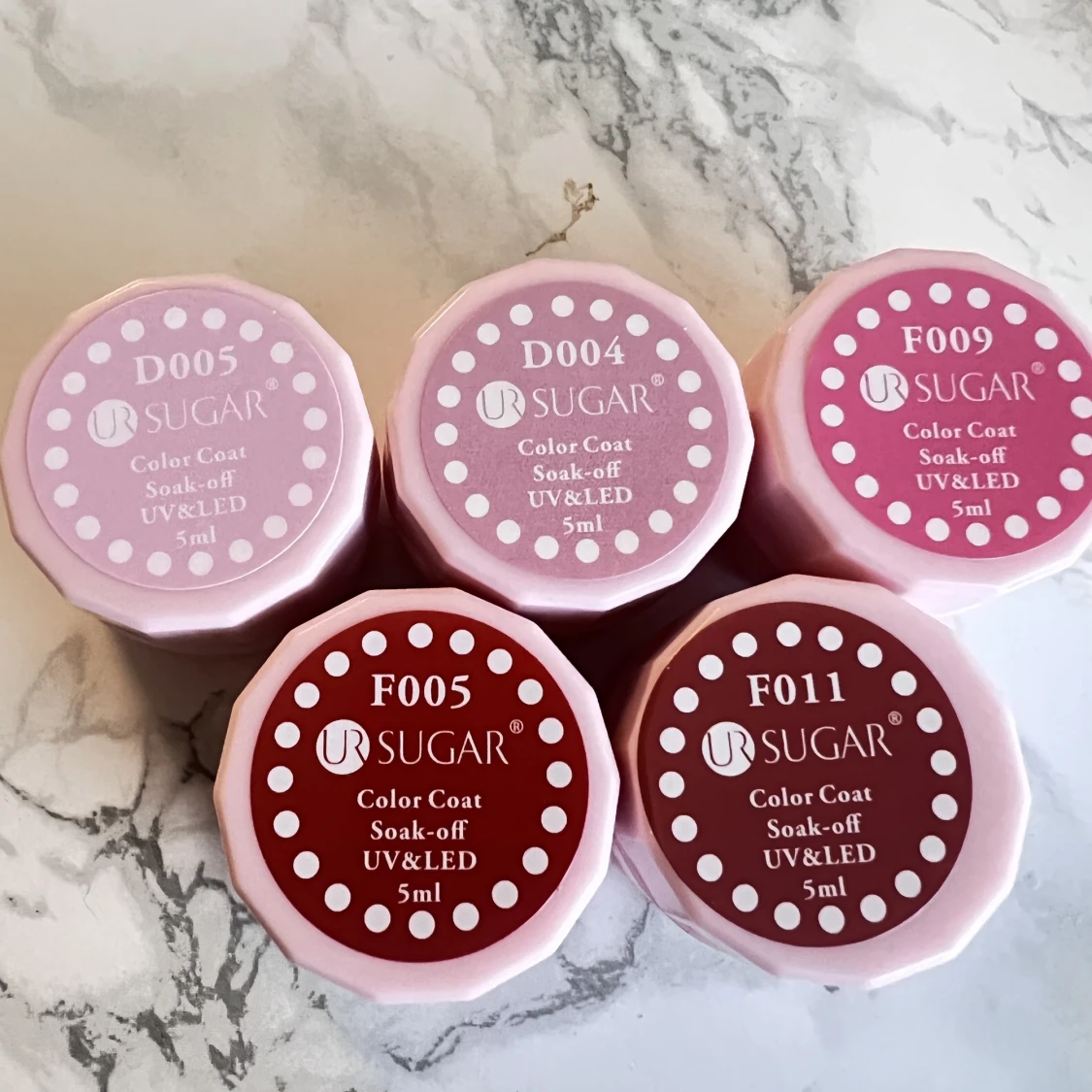 Nail color naglar färg gel 5x5ml - 91