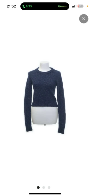 Glittrig topp - Glittrig kort stickad tröja 💕