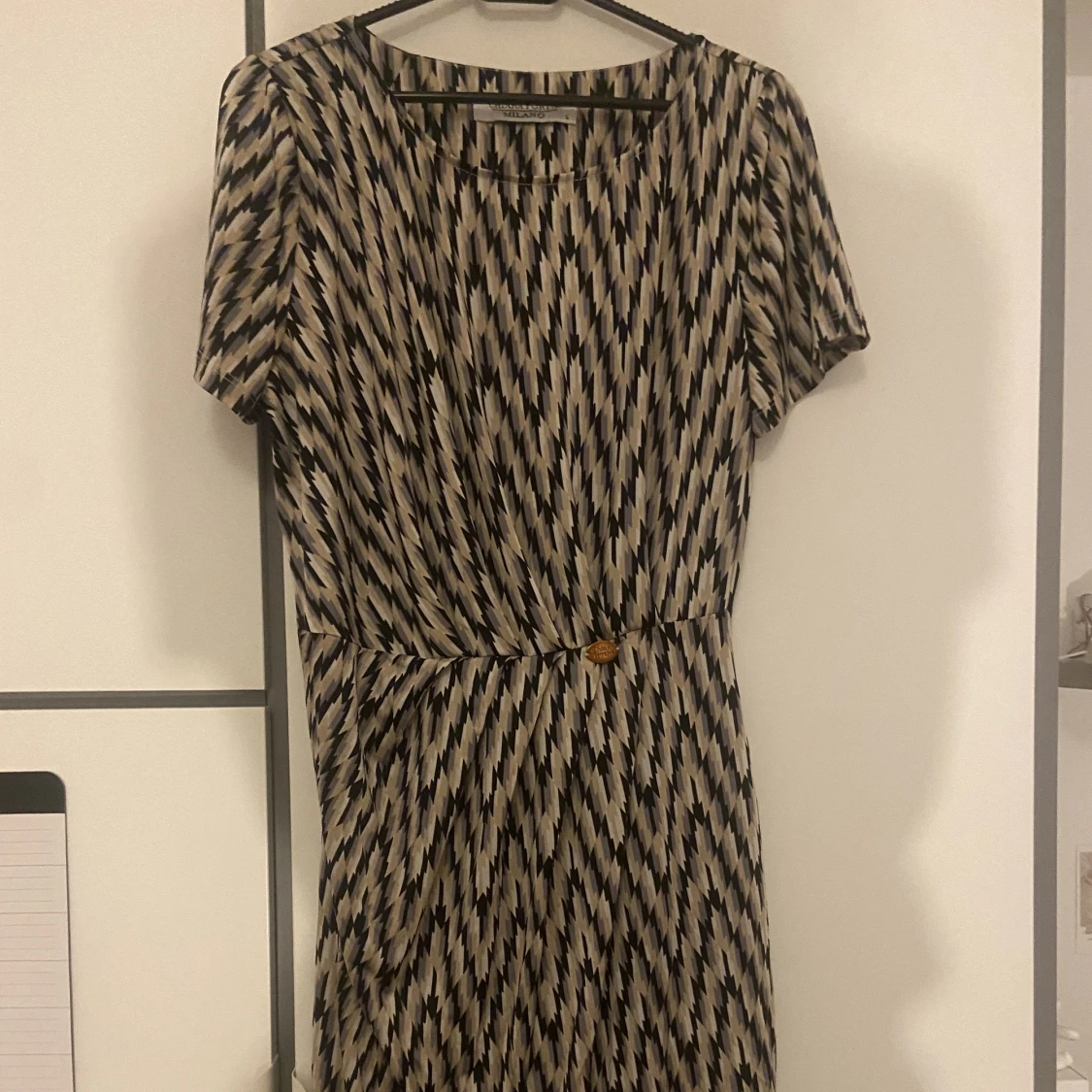 Svart beige/blå klänning-Chiara Forthi