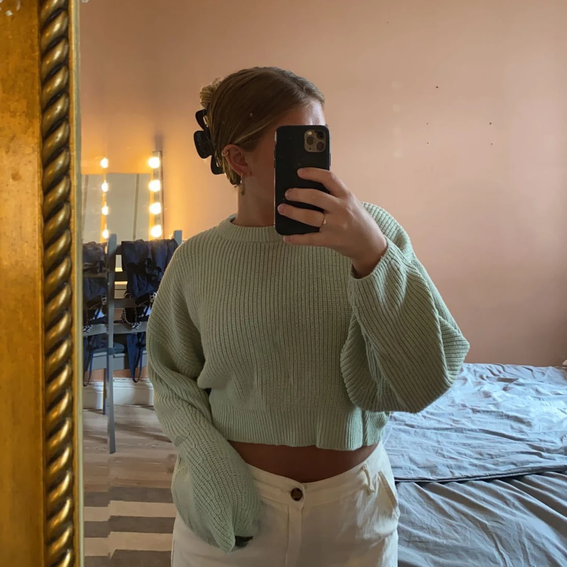 Stickad tröja  - 90