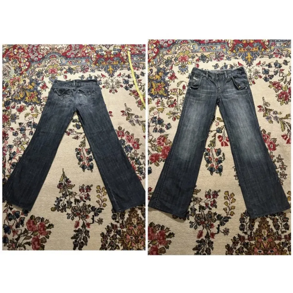 Skitsnygga lågmidjade jeans som passar till allt! Skriv priv för mått osv💕. Jeans & Byxor.