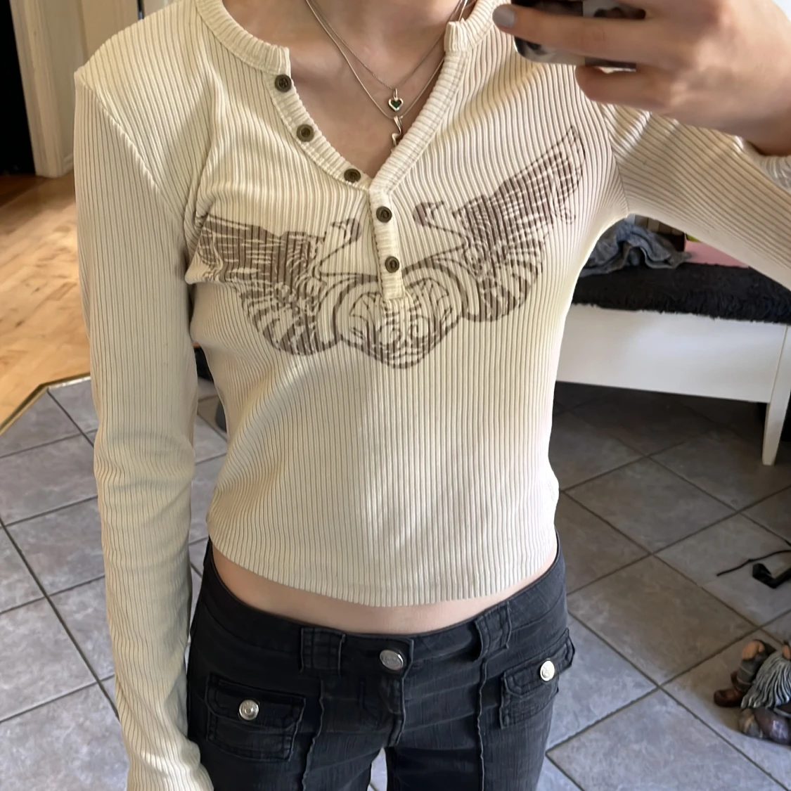 Långärmad topp - 90