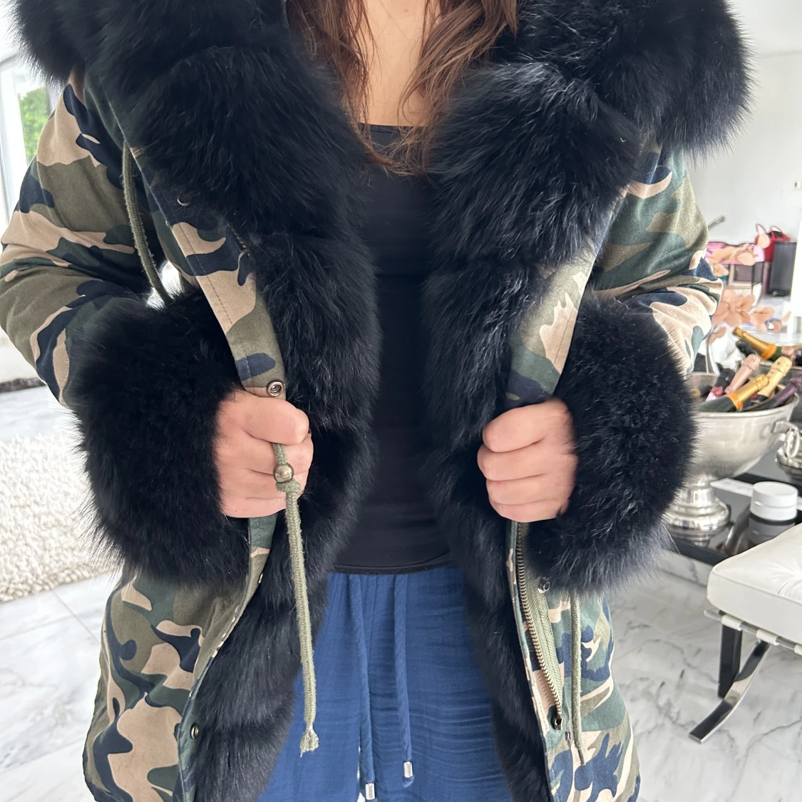 Vinter campflauge Jacka - 91