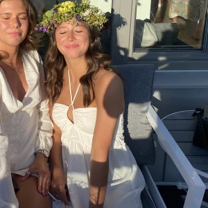 Vit Klänning - Klänning från h&m