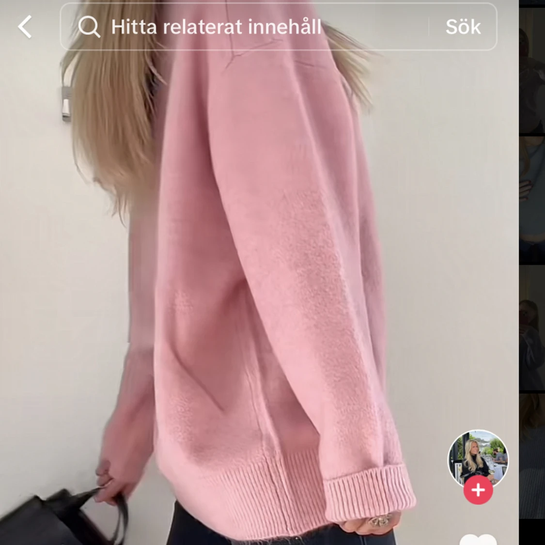 Stickad tröja  - 90