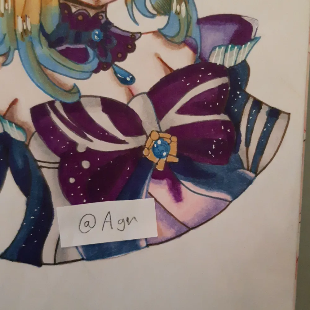 Selling this super cute upperbody kokomi drawing made by me! Selling beacuse im no longer a fan of the game:/ drawn on good quality paper with alot of details! Im selling alot of art atm so make sure to check out my page❤💕 Contact me if u have questions💙🐬. Övrigt.