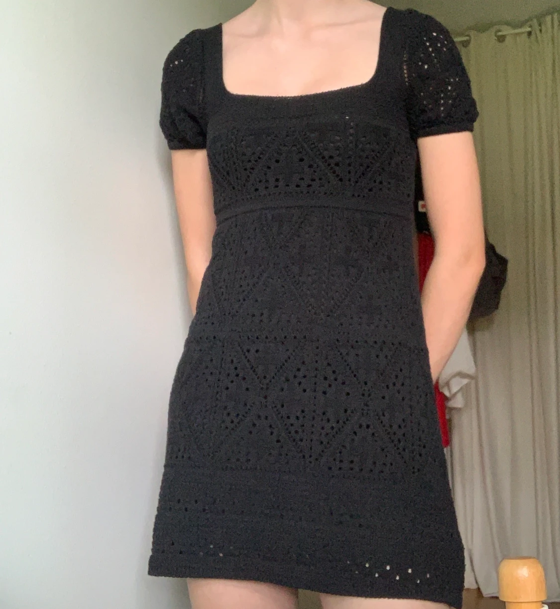 Pointelle klänning - 90