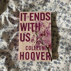 it ends with us / det slutar med oss - pocketbok, oläst, på engelska 💐