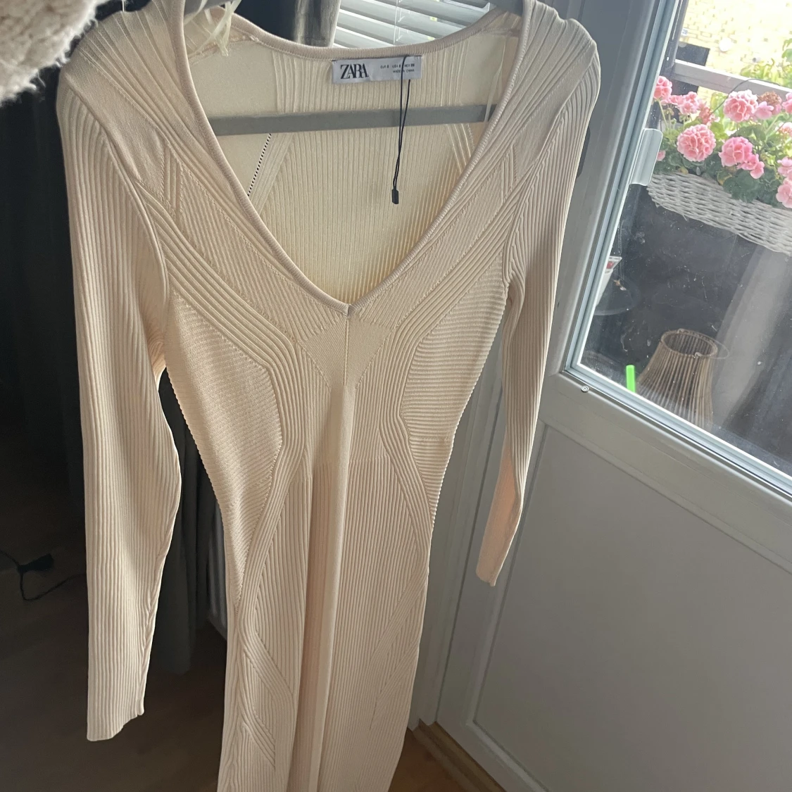 Zara stickadklänning 