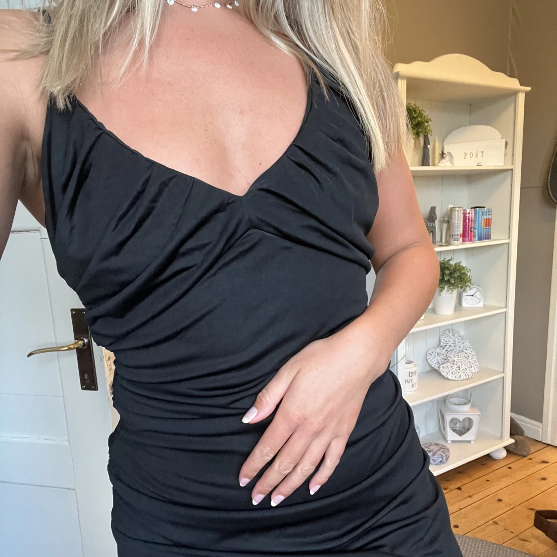 Satinklänning+ topp