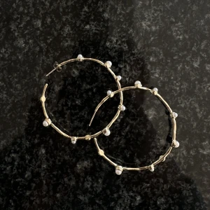 Örhängen Lily & Rose - Guldiga örhängfn från Lily & Rose med vita stenar✨ 