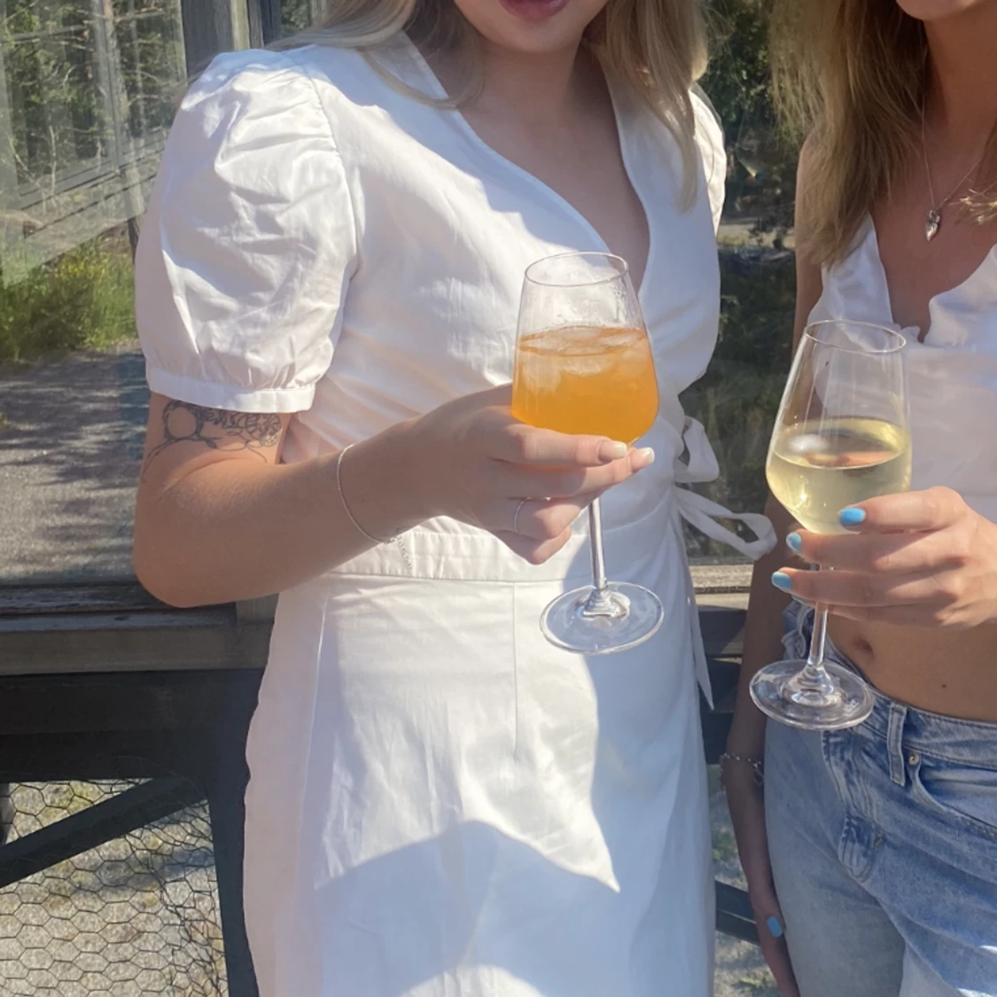 Omlott i skjortmaterial - 91