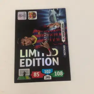 Limited-Edition Neymar fotbollskort (SÄLLLLSYNT) Champions League 2013 - 2014  HÄMTAS VID HAMMARBY SJÖSTAD