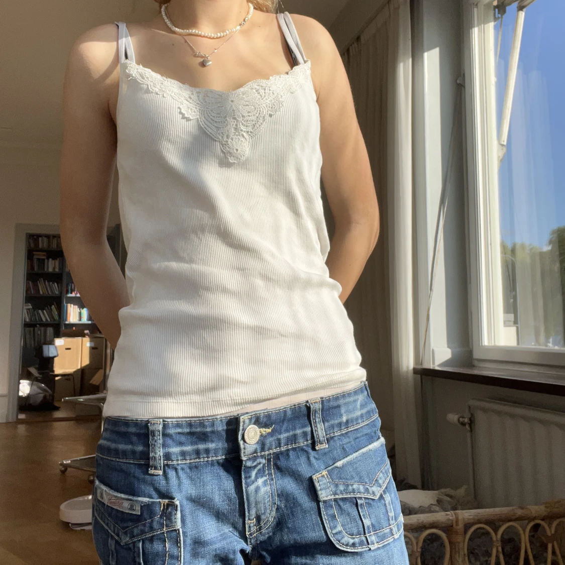 Vitt spetslinne - 91