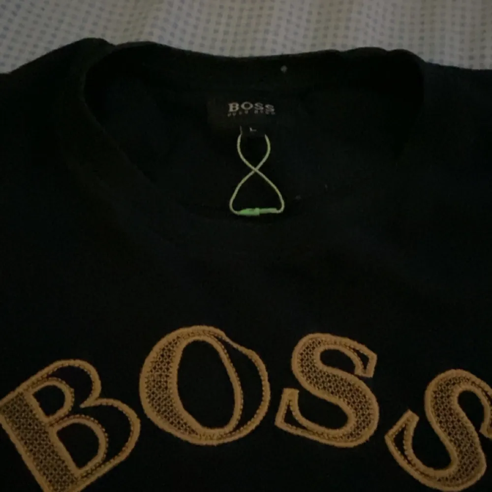 Jag har en jättefin tröja från Hugo Boss som jag säljer till min storebror eftersom den inte passar honom så bra längdmässigt just nu.. T-shirts.