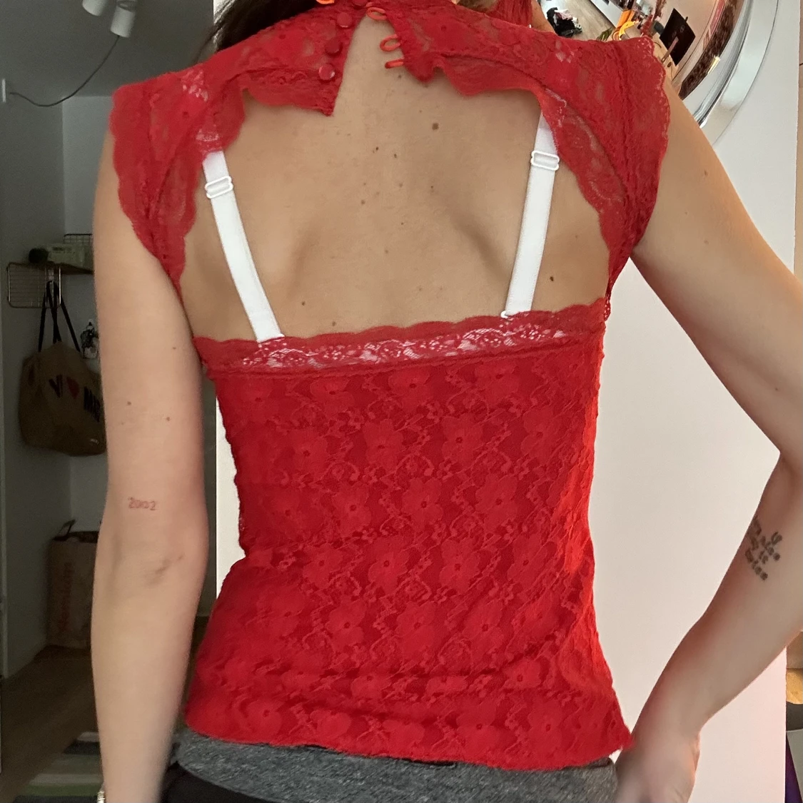 ❤️lace mock neck top❤️ - 90