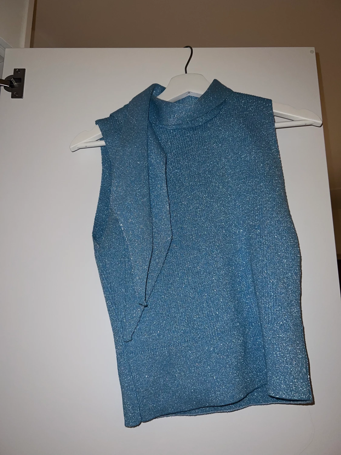 Mango fest glitter blå S