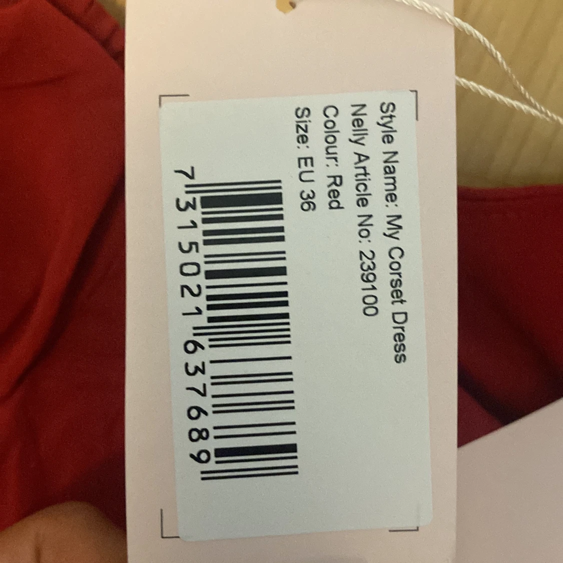 Röd korset klänning  - 90