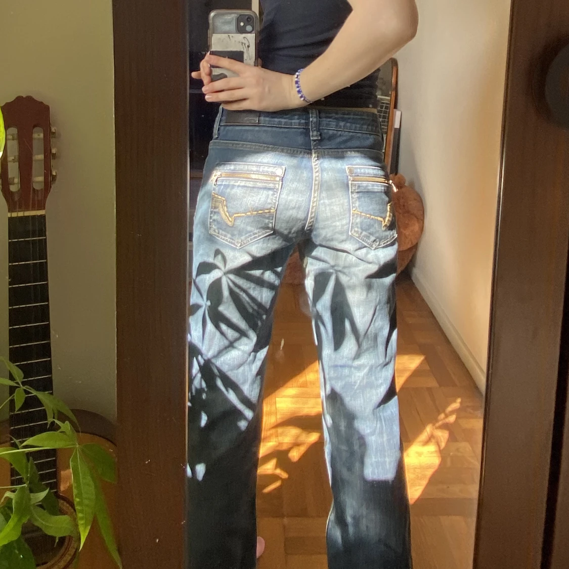 Lågmidjade jeans - 90