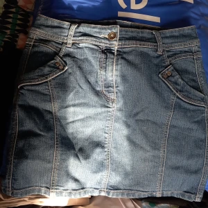 Jeanskjol - Jeans kjol kort 